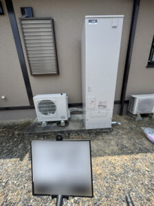 大阪府大東市 エコキュート交換施工事例 Panasonic HE-K46AQから三菱 SRT-S467へ交換|補助金100,000円活用